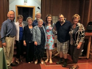 Allison Lynn's family including Aunt Alma, far right