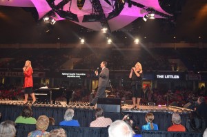 The Littles onstage at NQC