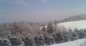 mountains with snow