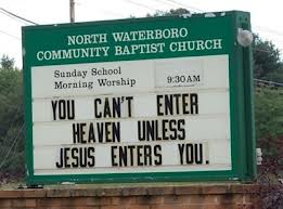 church signs three