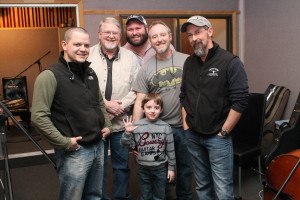 BR in Studio 2014 w Tim's son Braden