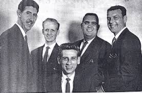 PINE RIDGE BOYS 1963 (L to R) Jim Stewart, Wayne Shuford, Darius Shuford-seated, Charles Burke, Miles Cooper