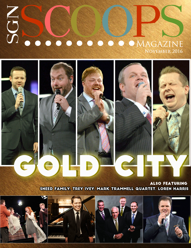 Gold City cover on Nov2016 SGNScoops Magazine