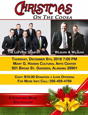 Wilburn and Wilburn Announce Christmas On The Coosa