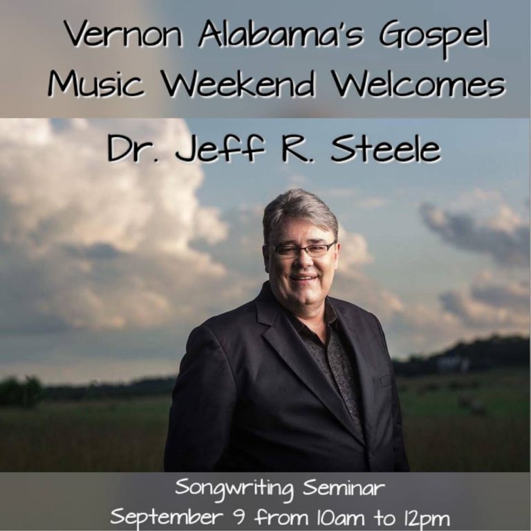 Dr. Jeff Steele to teach Songwriter's Seminar at Vernon Alabama's