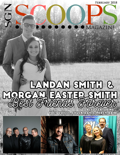 Landan and Morgan Easter Smith featured on cover of SGNScoops February issue