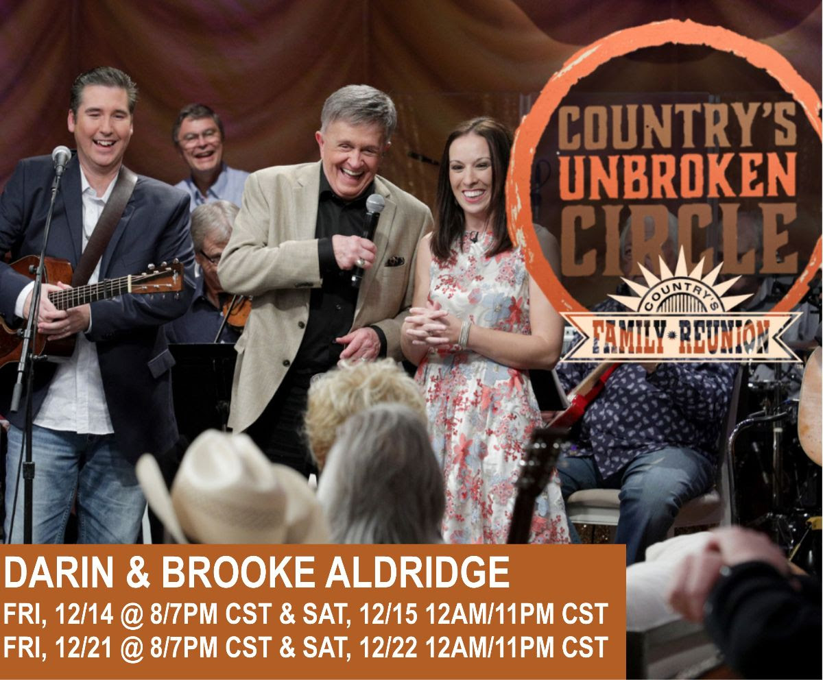 Darin & Brooke Aldridge to Appear on Country's Unbroken Circle TV